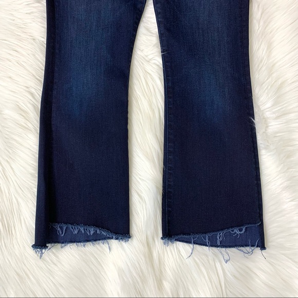 MOTHER Insider Crop Step Fray Jeans AFTER PARTY SIZE 25 - Picture 14 of 16